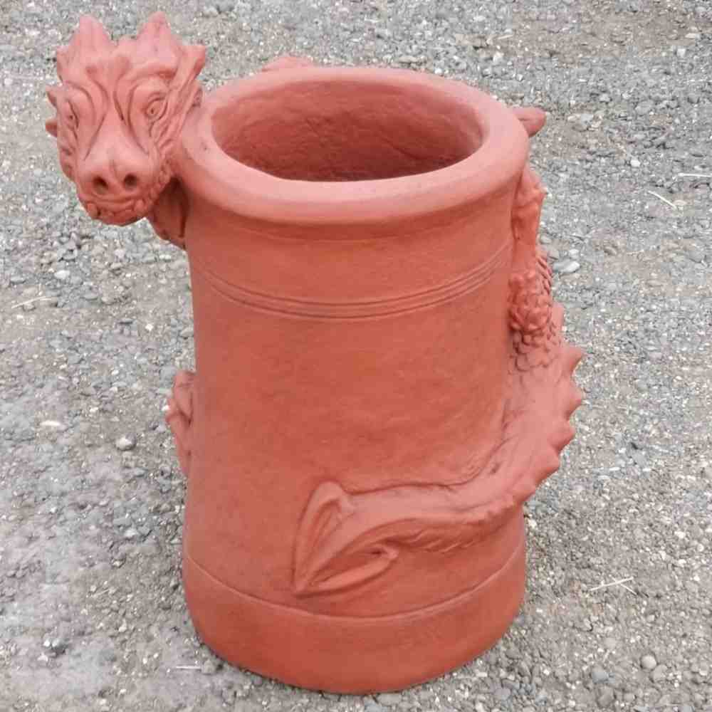 dragon chimney pot smirk